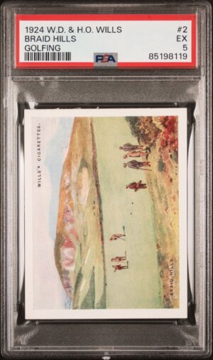 Wills - Golfing (1924) - Braid Hills **PSA5** Wills - Golfing (1924) - Braid Hills **PSA5**