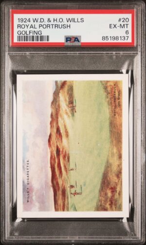 Wills - Golfing (1924) - Royal Portrush **PSA6** Wills - Golfing (1924) - Royal Portrush **PSA6**