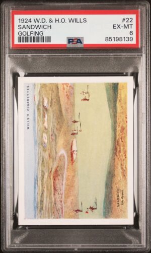 Wills - Golfing (1924) - Sandwich **PSA6**