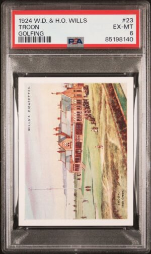 Wills - Golfing (1924) - Troon **PSA6** Wills - Golfing (1924) - Troon **PSA6**