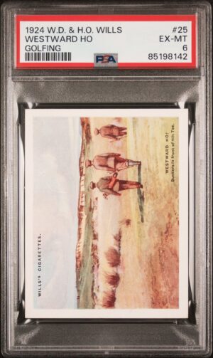 Wills - Golfing (1924) - Westward Ho **PSA6** Wills - Golfing (1924) - Westward Ho **PSA6**