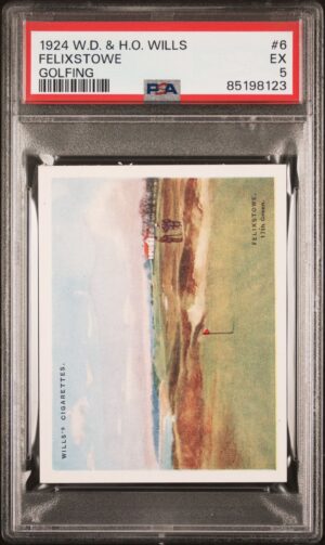 Wills - Golfing (1924) - Felixstowe **PSA5** Wills - Golfing (1924) - Felixstowe **PSA5**