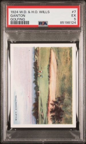 Wills - Golfing (1924) - Ganton **PSA5** Wills - Golfing (1924) - Ganton **PSA5**