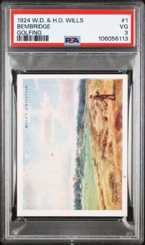 Wills - 'Golfing' (1924) - Bembridge **PSA3**