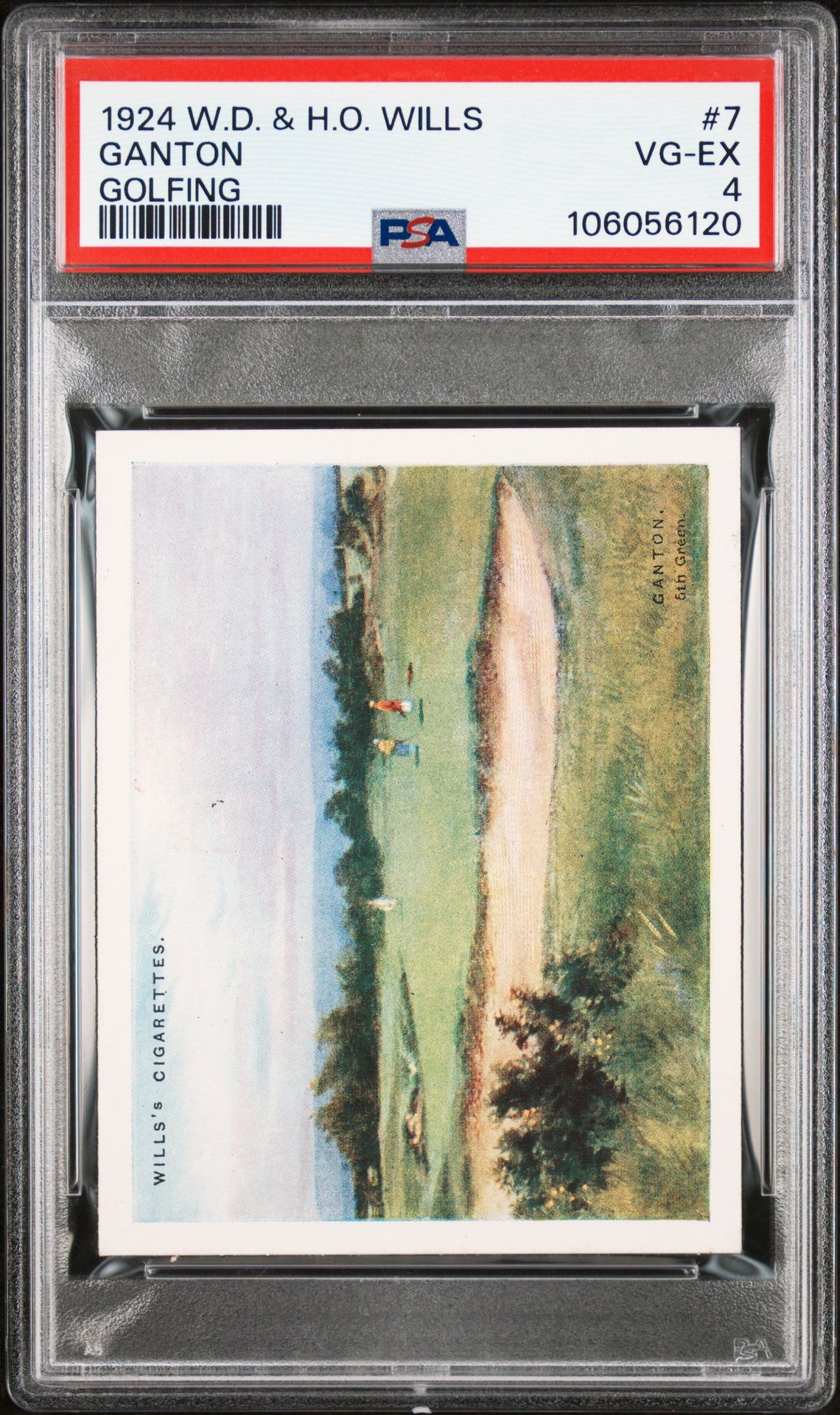 Wills - 'Golfing' (1924) - Ganton **PSA4** Wills - 'Golfing' (1924) - Ganton **PSA4**