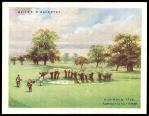 Wills - 'Golfing' (1924) - #18 - Richmond Park