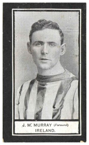 Wills - 'International Footballers 1909-10 (Flag)' (1910) - J.M. Murray (Shettleston Glasgow, Motherwell, Sheffield Wednesday)