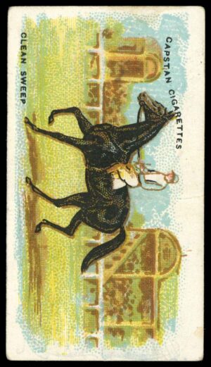 Wills (W.D. & H.O.) - 'Melbourne Cup Winners' #40 Clean Sweep 1900. Zalinski - Benzine (1906) Wills (W.D. & H.O.) - 'Melbourne Cup Winners' #40 Clean Sweep 1900. Zalinski - Benzine (1906)