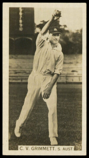 Wills Overseas - 'Cricket Season 1928-29' (1928) - C.V. Grimmett (South Australia)
