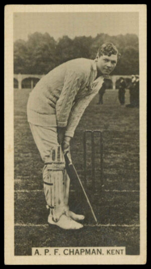 Wills Overseas - 'Cricket Season 1928-29' (1928) - A.P.F. Chapman (Kent)