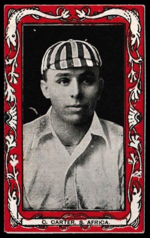 Wills (W.D. & H.O.) - 'Australian & S. African Cricketers (Scarlet/Capstan)' - C. Carter (S. Africa) Wills (W.D. & H.O.) - 'Australian & S. African Cricketers (Scarlet/Capstan)' - C. Carter (S. Africa)