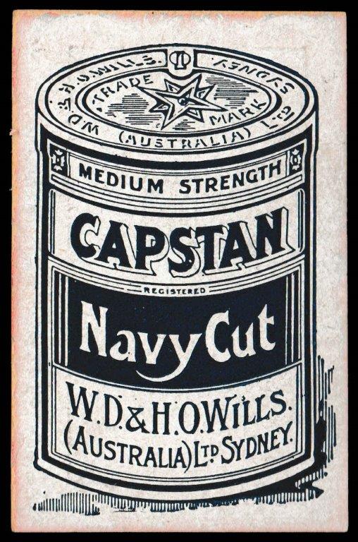 Wills (W.D. & H.O.) - 'Australian & S. African Cricketers (Scarlet/Capstan)' - S.V. Samuelson (S. Africa) Wills (W.D. & H.O.) - 'Australian & S. African Cricketers (Scarlet/Capstan)' - S.V. Samuelson (S. Africa)