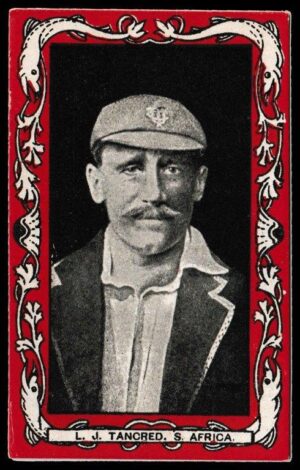 Wills (W.D. & H.O.) - 'Australian & S. African Cricketers (Scarlet/Capstan)' - L.J. Tancred (S. Africa) Wills (W.D. & H.O.) - 'Australian & S. African Cricketers (Scarlet/Capstan)' - L.J. Tancred (S. Africa)