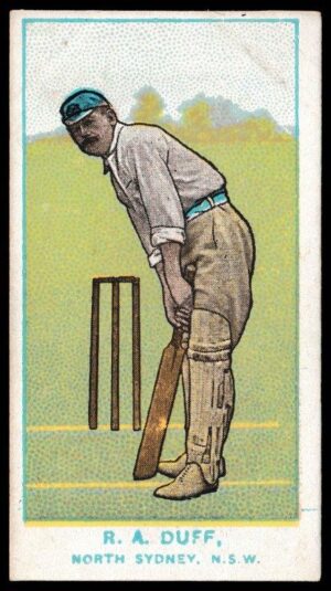 Wills - 'Australian Club Cricketers (Dark Blue Back)' (1905) - R.A. Duff (North Sydney)