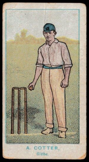 Wills - 'Australian Club Cricketers (Green Back)' (1905) - A. Cotter (Glebe)