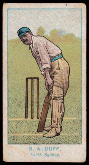 Wills - 'Australian Club Cricketers (Green Back)' (1905) - R.A. Duff (North Sydney)