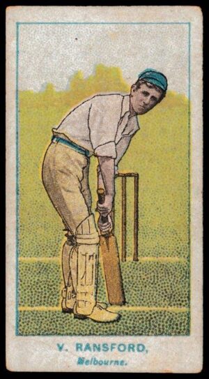 Wills - 'Australian Club Cricketers (Green Back)' (1905) - V. Ransford (Melbourne)