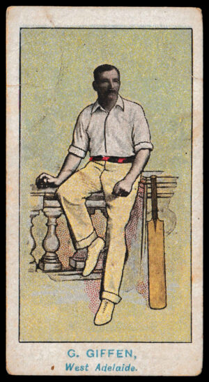 Wills - 'Australian Club Cricketers (Pale Blue Back)' (1905) - G. Giffen (West Adelaide)