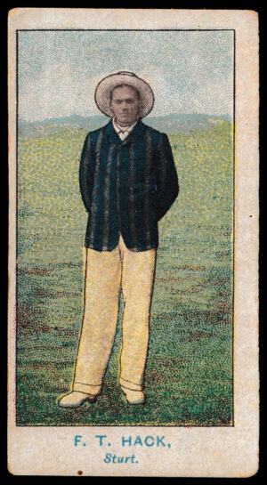 Wills - 'Australian Club Cricketers (Pale Blue Back)' (1905) - F.T. Hack (Sturt)