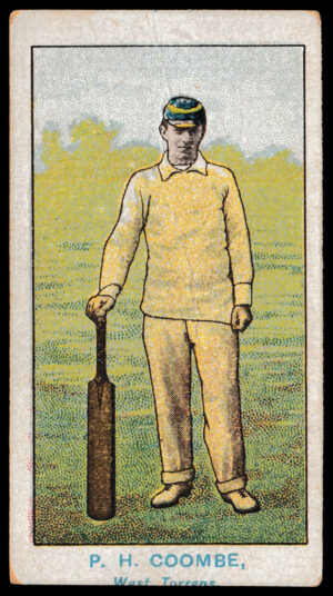 Wills - 'Australian Club Cricketers (Pale Blue Back)' (1905) - P.H. Coombe (West Torrens)