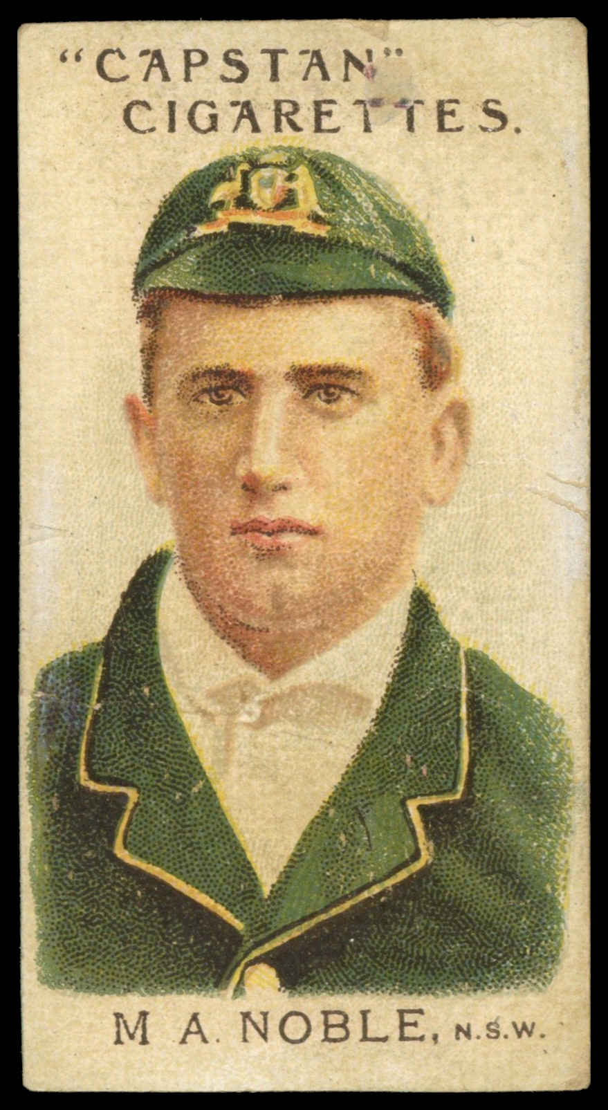 Wills - 'Prominent Australian & English Cricketers (1907)' (1907) - M.A. Noble (New South Wales) Wills - 'Prominent Australian & English Cricketers (1907)' (1907) - M.A. Noble (New South Wales)