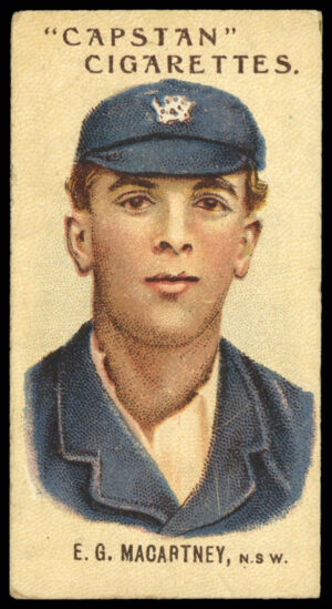 Wills - 'Prominent Australian & English Cricketers (1907)' (1907) - E.G. Macartney (New South Wales)