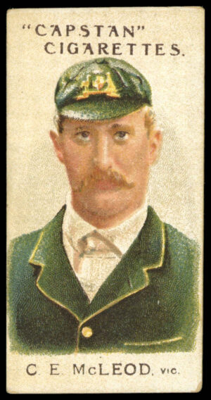 Wills - 'Prominent Australian & English Cricketers (1907)' (1907) - C.E. McLeod (Victoria)