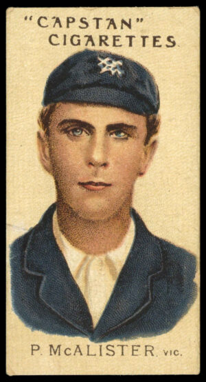 Wills - 'Prominent Australian & English Cricketers (1907)' (1907) - P. McAlister (Victoria)