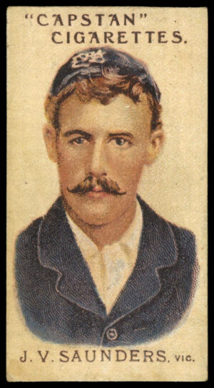 Wills - 'Prominent Australian & English Cricketers (1907)' (1907) - J.V. Saunders (Victoria)