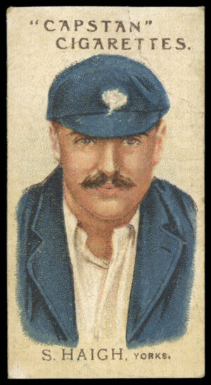 Wills - 'Prominent Australian & English Cricketers (1907)' (1907) - S. Haigh (Yorkshire)