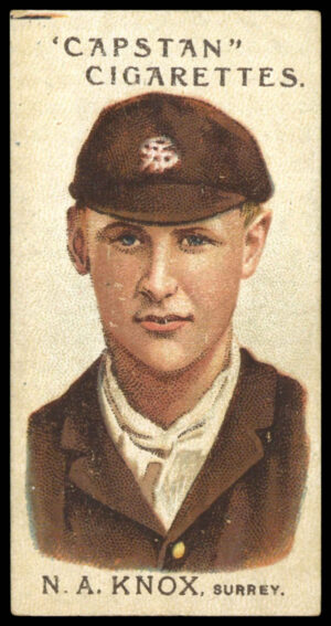 Wills - 'Prominent Australian & English Cricketers (1907)' (1907) - N.A. Knox (Surrey)