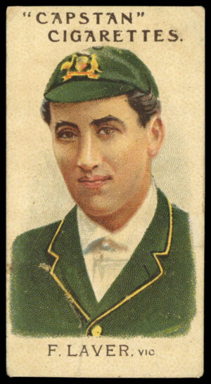 Wills - 'Prominent Australian & English Cricketers (1907)' (1907) - F. Laver (Victoria)