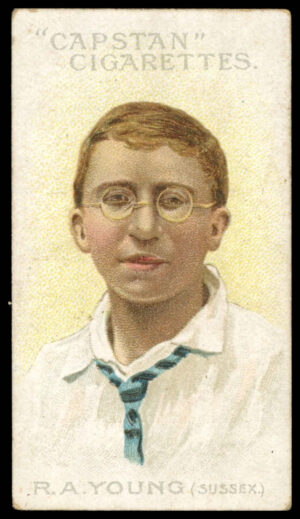 Wills - 'Prominent Australian & English Cricketers (1907)' (1907) - R.A. Young (Sussex)