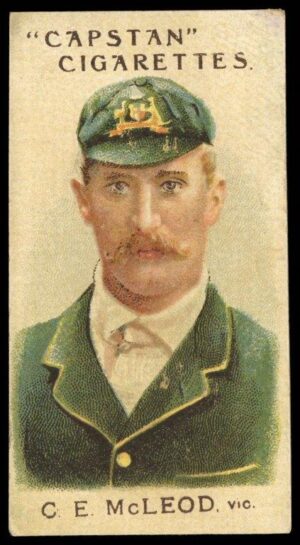 Wills (W.D. & H.O.) - 'Prominent Australian & English Cricketers (1907)' (1907) - C.E. McLeod (Victoria)