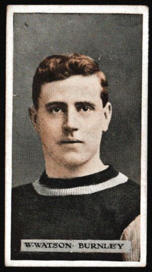 Wills (W.D. & H.O.) - 'Famous Footballers (Scissors)' (1914) - Card #18 - W. Watson (Burnley)