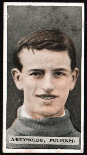 Wills (W.D. & H.O.) - 'Famous Footballers (Scissors)' (1914) - Card #30 - A. Reynolds (Fulham)