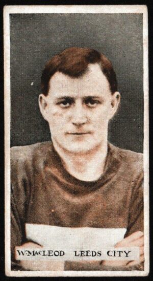 Wills (W.D. & H.O.) - 'Famous Footballers (Scissors)' (1914) - Card #33 - W. MacLeod (Leeds City)