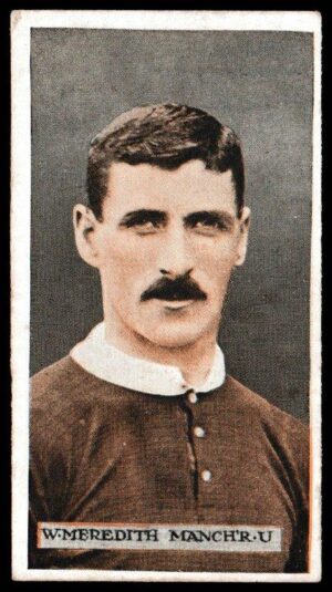 Wills (W.D. & H.O.) - 'Famous Footballers (Scissors)' (1914) - Card #39 - W. Meredith (Man Utd)