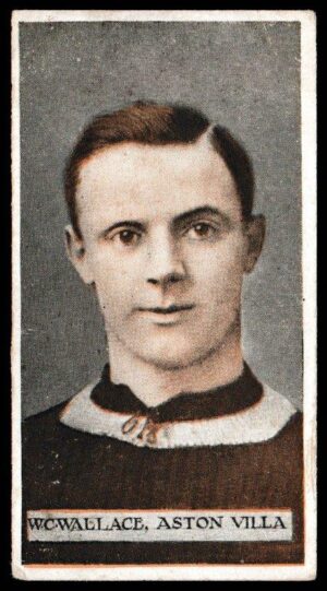 Wills (W.D. & H.O.) - 'Famous Footballers (Scissors)' (1914) - Card #44 - W.C. Wallace (Aston Villa)