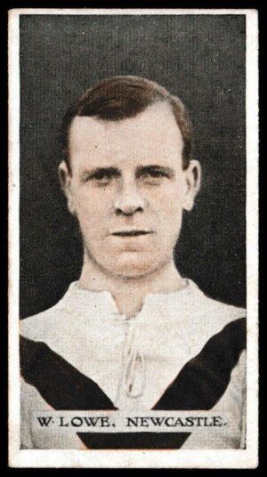 Wills (W.D. & H.O.) - 'Famous Footballers (Scissors)' (1914) - Card #46 - W. Lowe (Newcastle Utd)