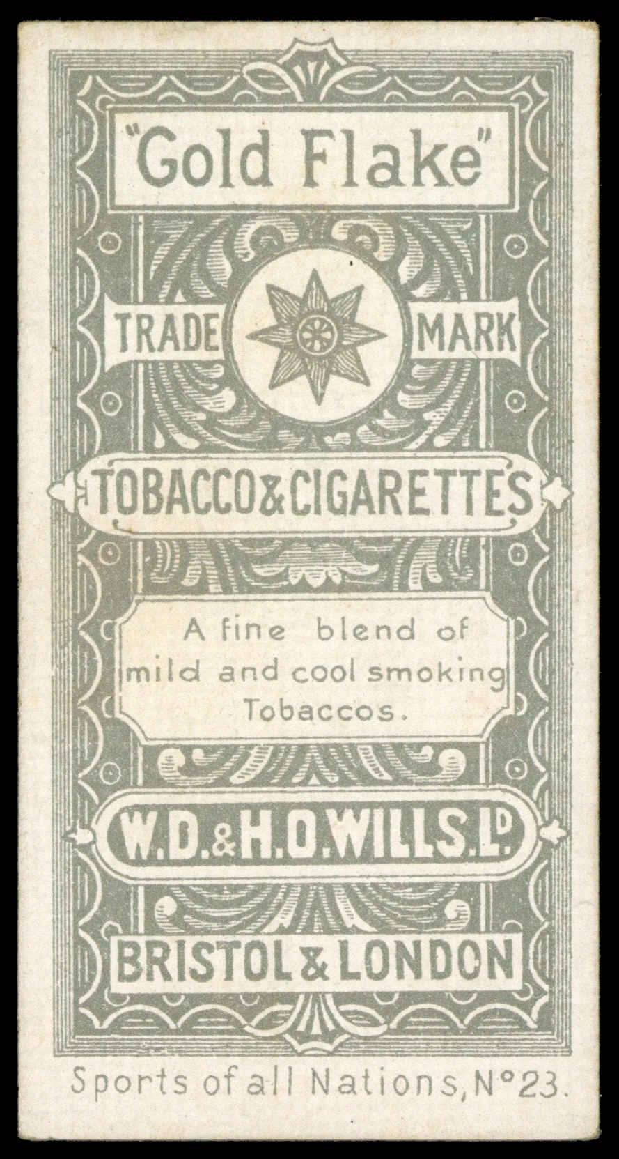 Wills - 'Sports of All Nations' (1900) - England - Yachting Wills - 'Sports of All Nations' (1900) - England - Yachting