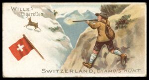 Wills - 'Sports of All Nations' (1900) - Switzerland - Chamois Hunt
