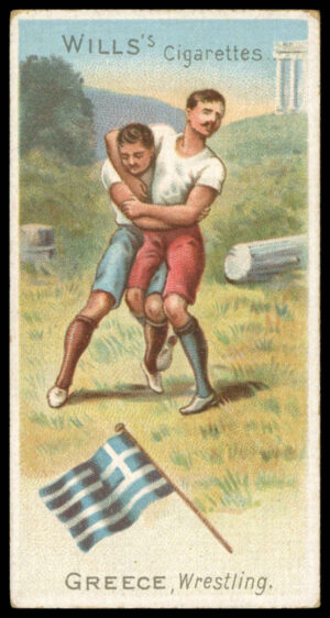 Wills - 'Sports of All Nations' (1900) - Greece- Wrestling