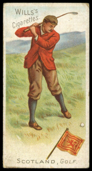 Wills - 'Sports of All Nations' (1900) - Scotland - Golf