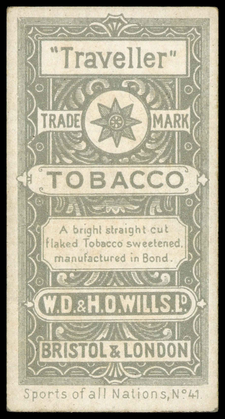 Wills - 'Sports of All Nations' (1900) - Ceylon - Ragong Wills - 'Sports of All Nations' (1900) - Ceylon - Ragong