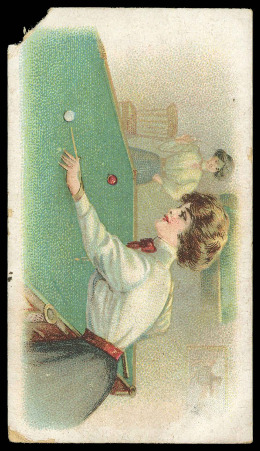 Wills Overseas - 'Sporting Girls' (1913) - Billiards Wills Overseas - 'Sporting Girls' (1913) - Billiards
