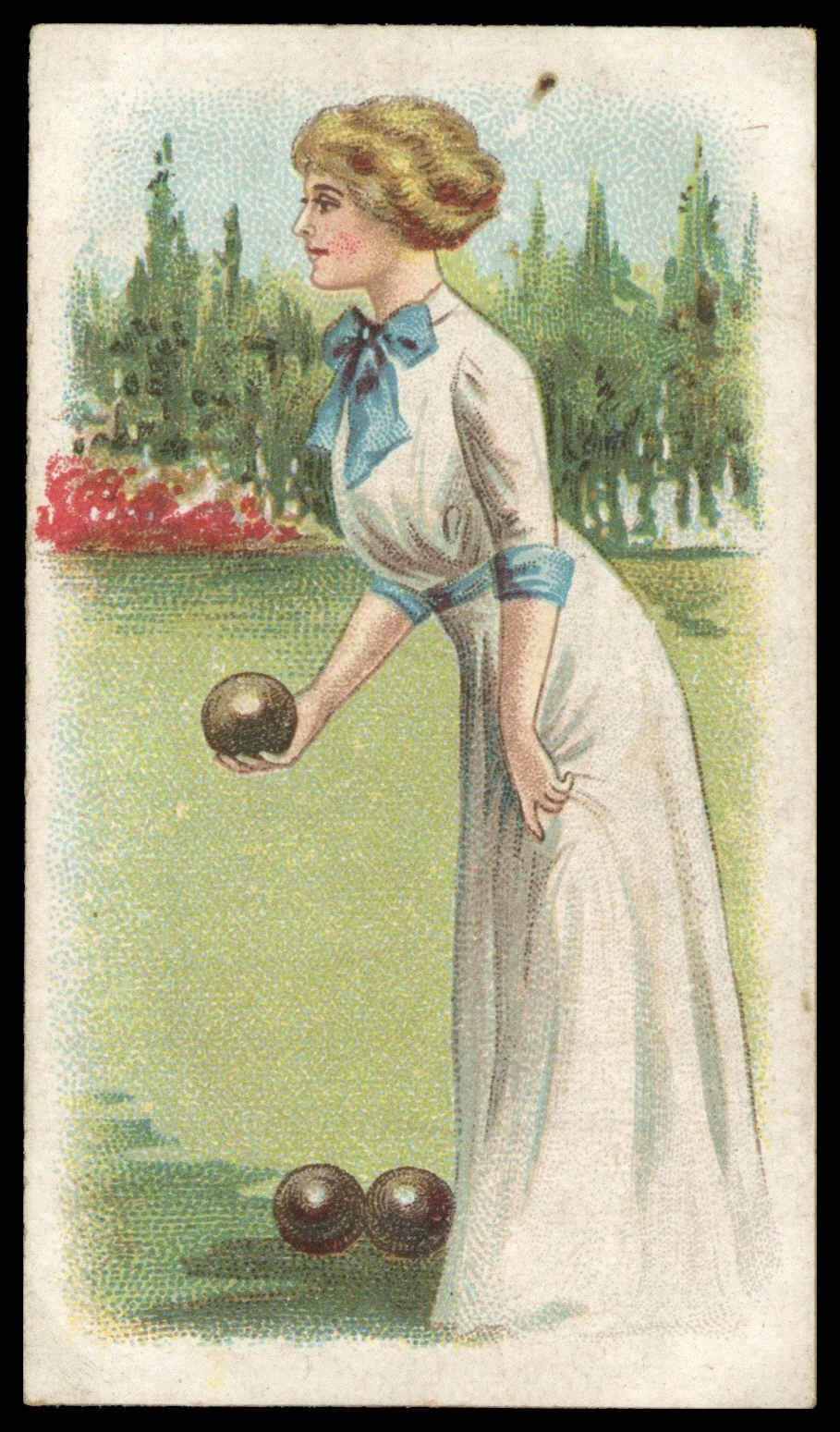 Wills Overseas - 'Sporting Girls' (1913) - Bowls Wills Overseas - 'Sporting Girls' (1913) - Bowls