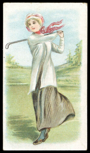 Wills Overseas - 'Sporting Girls' (1913) - Golf