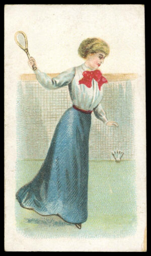 Wills Overseas - 'Sporting Girls' (1913) - Tennis (badminton)