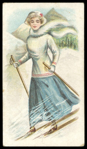 Wills Overseas - 'Sporting Girls' (1913) - Ski-ing